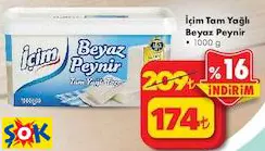 İÇİM TAM YAĞLI BEYAZ PEYNİR 1000 G İÇİM TAM YAĞLI BEYAZ PEYNİR 1000 G